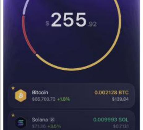 Exodus wallet dashboard