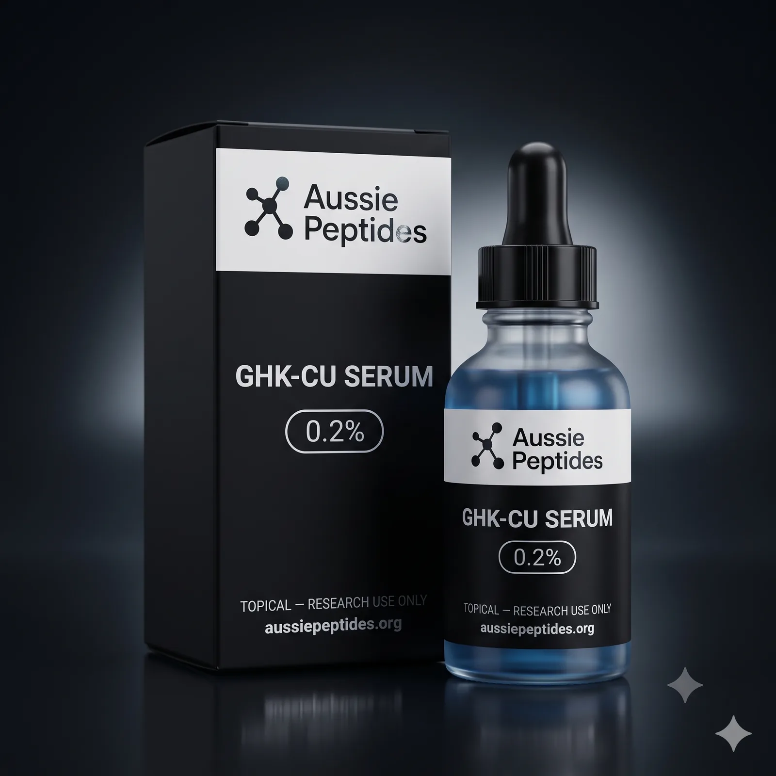 GHK-Cu 0.2% Topical Serum – Aussie Peptides topical copper peptide serum