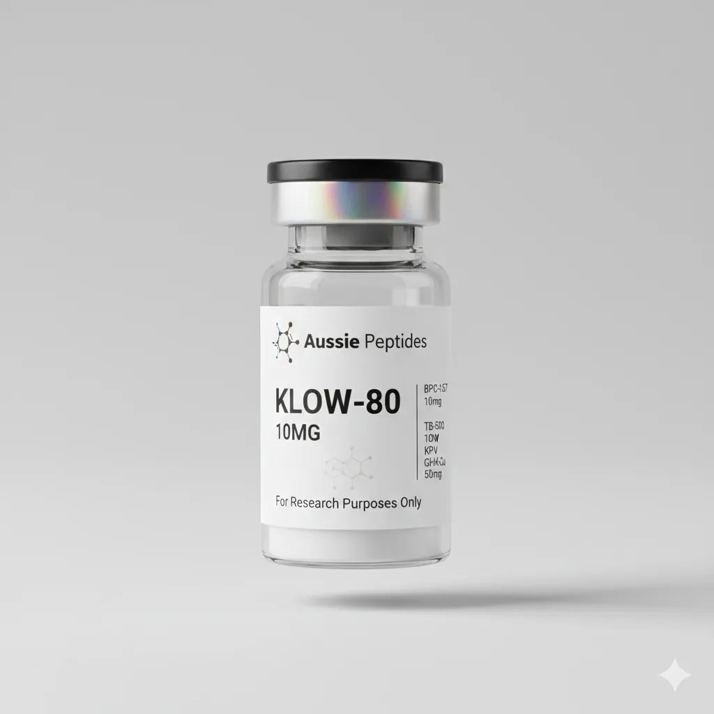 KLOW-80 10mg Vial – Aussie Peptides research peptide vial